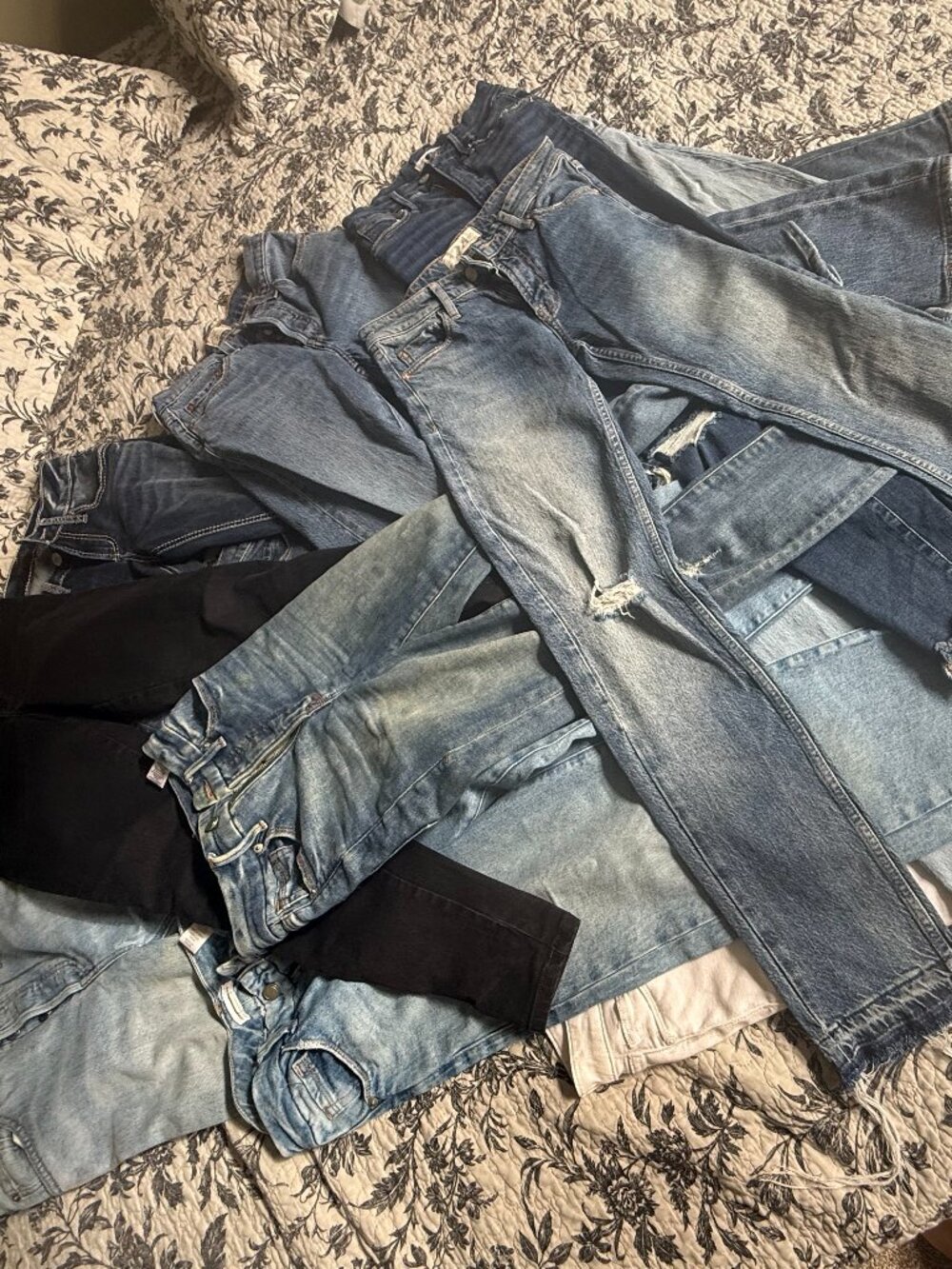 11 pairs of jeans